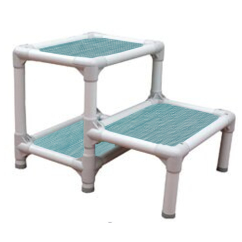 3 Nest Textilene Teal Almond Cat Tower