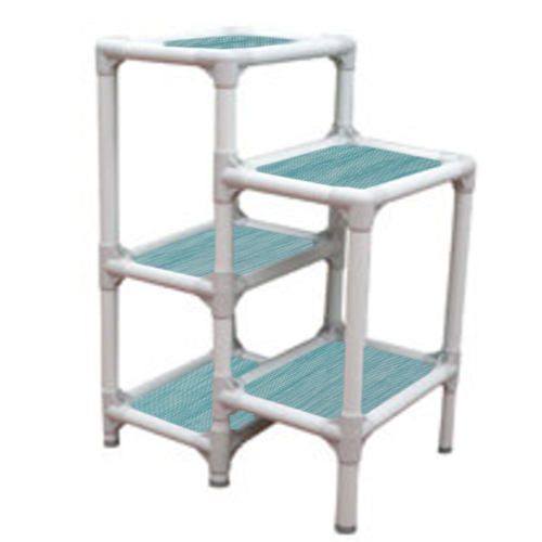 5 Nest Textilene Teal Almond Cat Tower