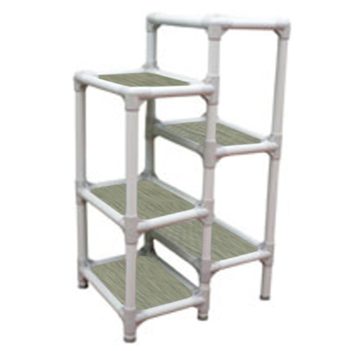 6 Nest Textilene Bamboo Almond Cat Tower