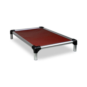 35 x 23 Cordura Burgundy Anodized Aluminum Bed