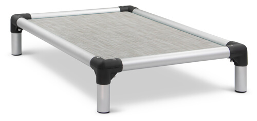 Photo of Bed - Anodized Aluminum - 35 x 23 - Textilene - Birch