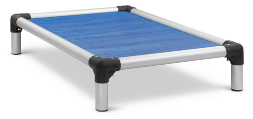 50 x 36 Textilene Cobalt Anodized Aluminum Bed
