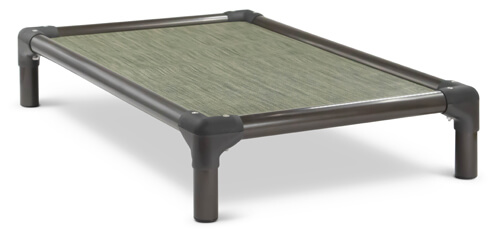 44 x 27 Textilene Bamboo Walnut Kennel Bed