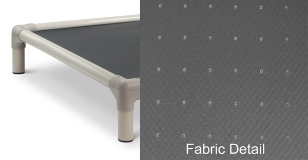 40 x 25 Perforated Smoke Almond PVC Bed